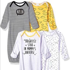 Gerber Baby-Boys 4-Pack Gown